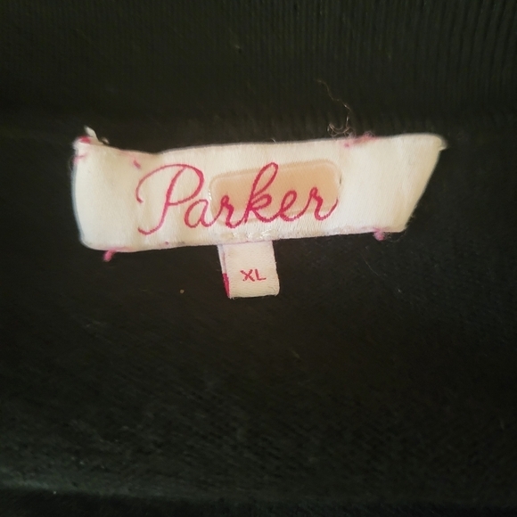 Parker Amity Graphic Wool Sweater Dresx Size XL - Picture 7 of 7